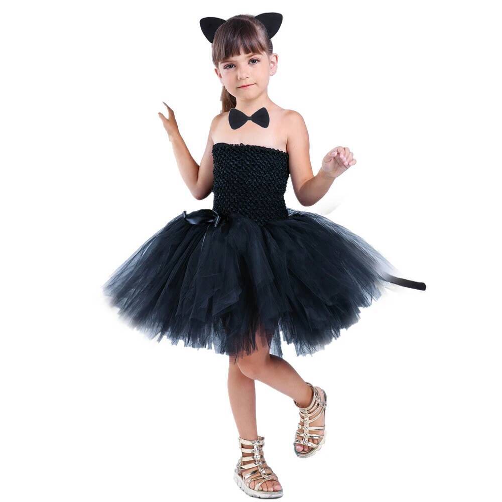 Cute Black Cat Tutu Dress Baby - Baby Clothing Usa ulasan dan harga